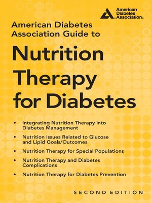 cover image of American Diabetes Association Guide to Nutrition Therapy for Diabetes